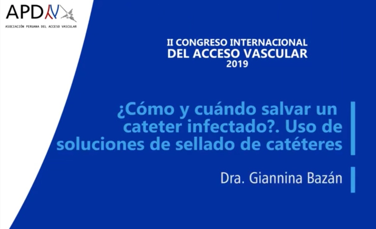 Read more about the article ¿Cuándo y cómo salvar un catéter infectado? Uso de Soluciones de sellado de cateteres