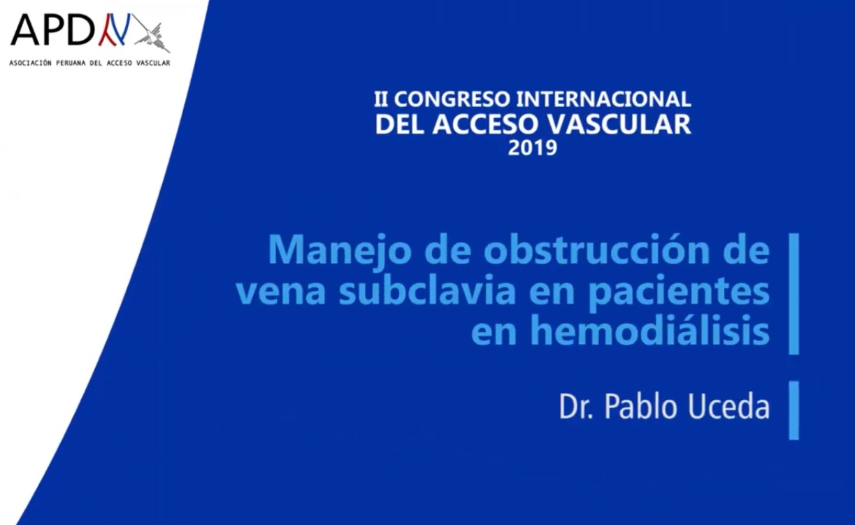 Read more about the article Manejo de oclusión de vena subclavia en pacientes en hemodiálisis