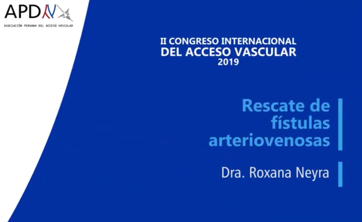 Read more about the article Rescate de fístulas arteriovenosas